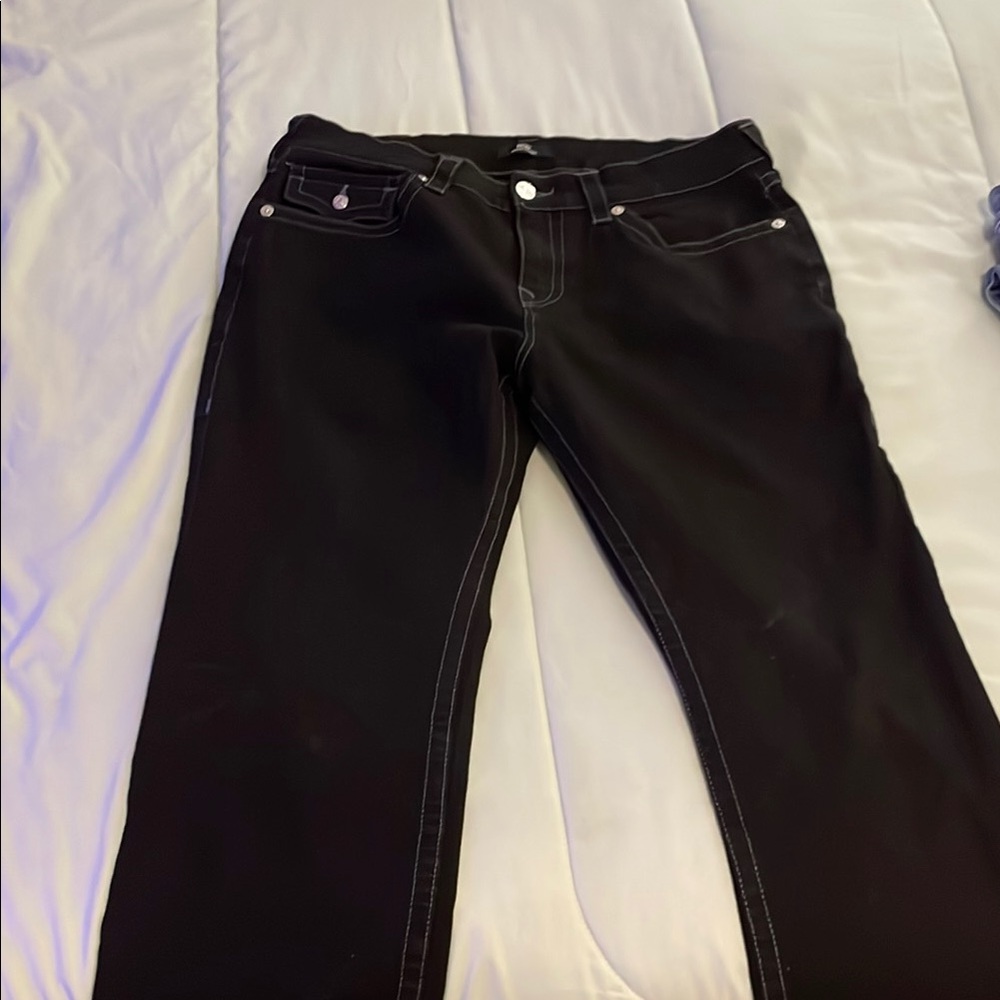 Black True Religion Jeans. Ricky Fit.